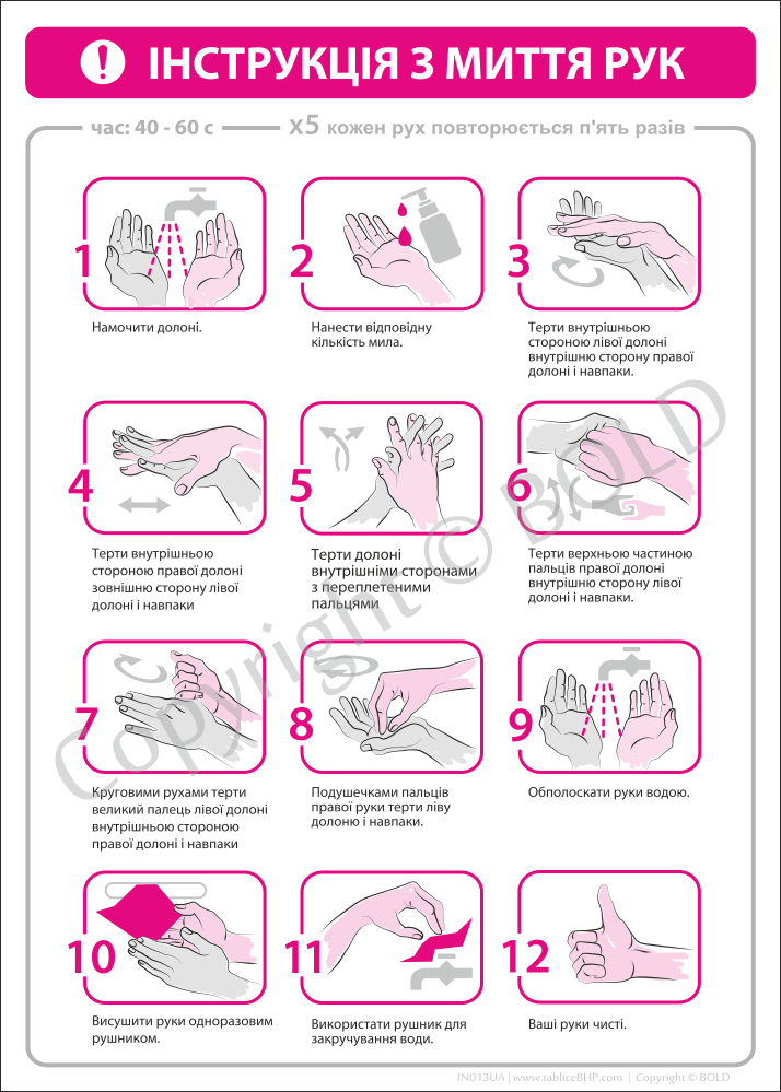 IN013UA Instrukcja mycia rąk